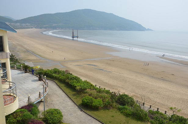 Beach view from hotel roof