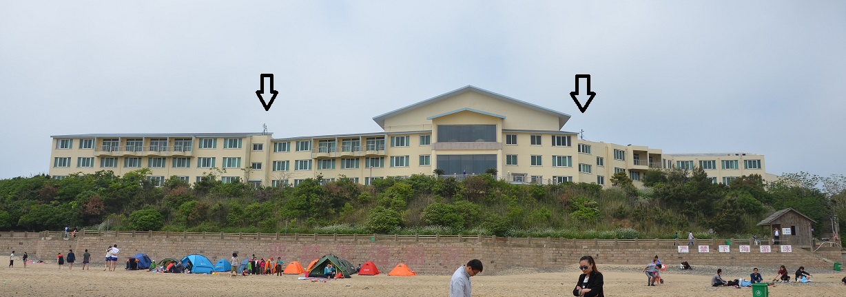 Cameras on hotel